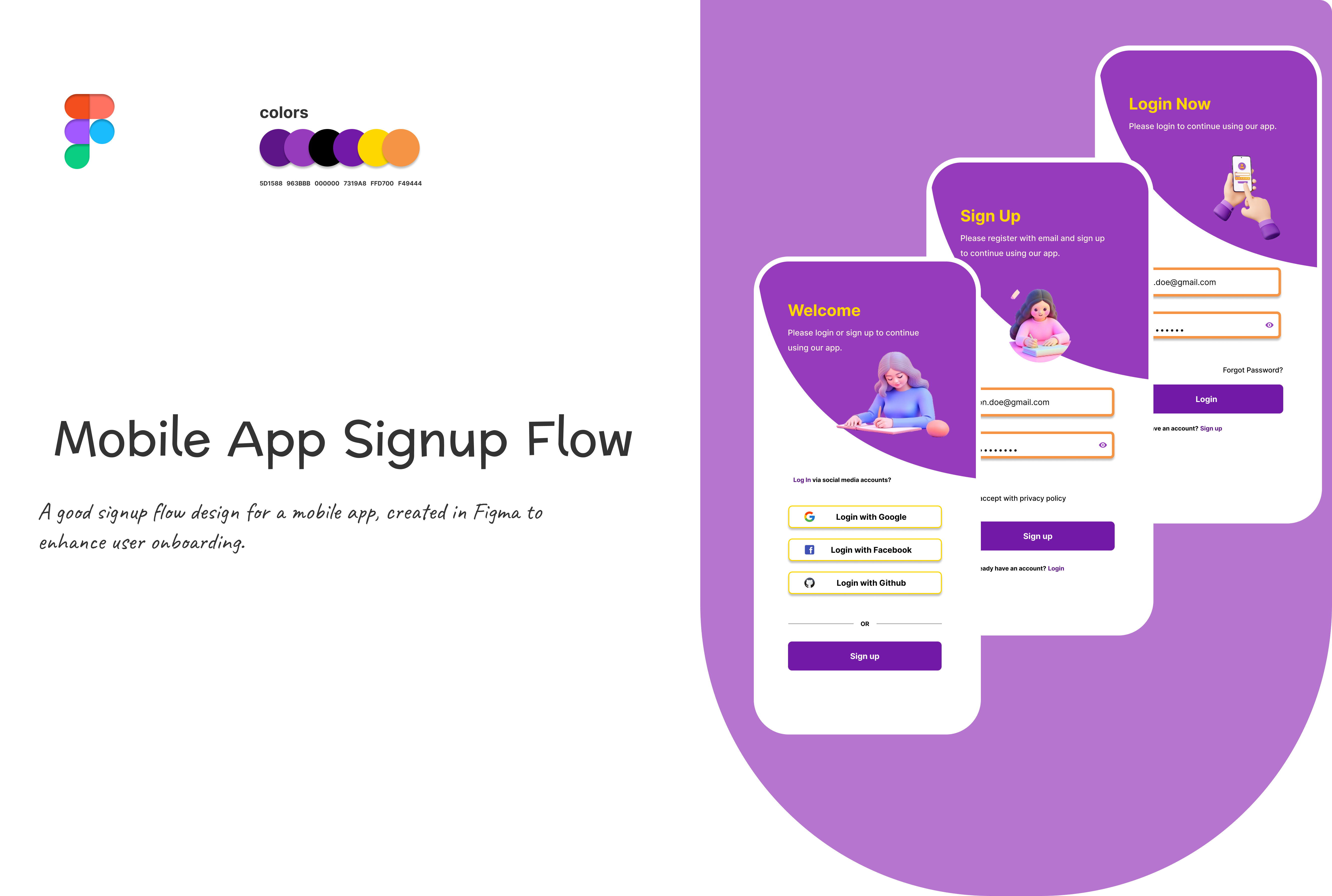 mobile app user registration design